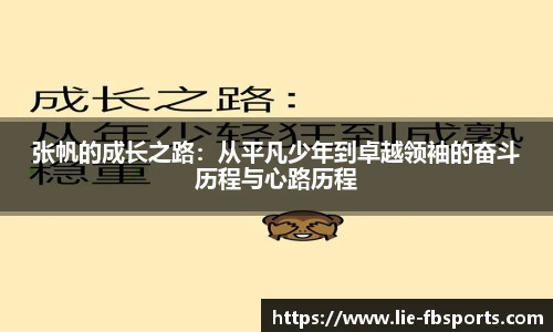 张帆的成长之路：从平凡少年到卓越领袖的奋斗历程与心路历程